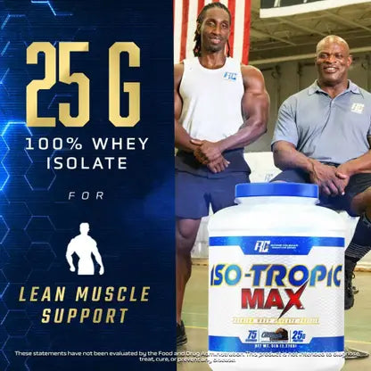 RONNIE COLEMAN ISO-TROPIC MAX Whey Protein (2.27 kg, GERMAN CHOCOLATE CAKE)