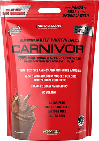 MuscleMeds, Carnivor Protein Isolate Powder, 8 Lbs