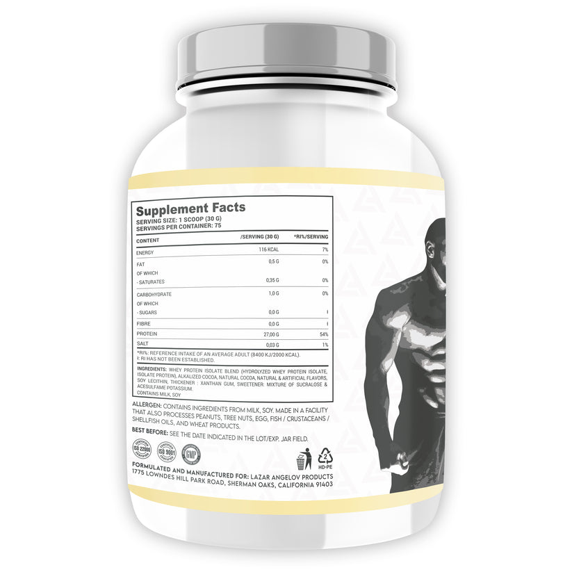 Lazar Angelov Iso Zero 76servings( Free Steel Shaker)