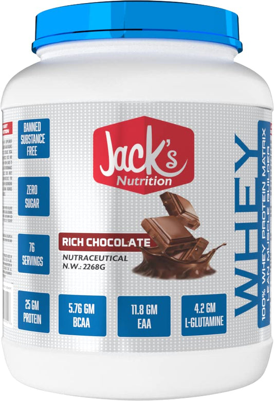 Jack's Nutrition Whey Protein 5Lbs | 76 Servings