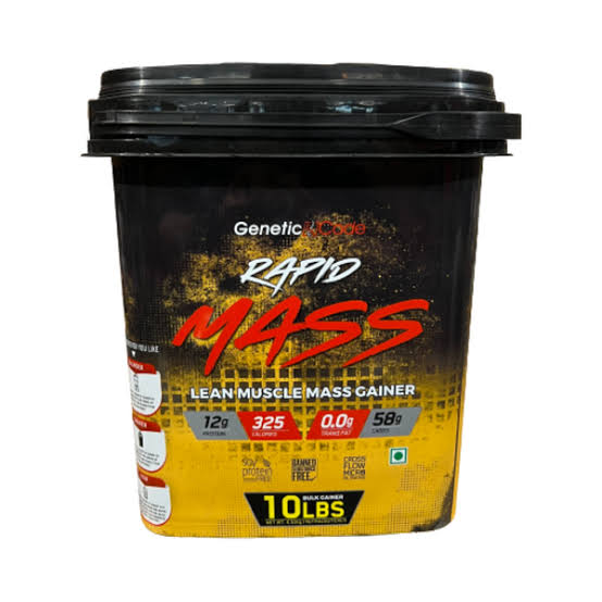 Genetic Code Rapid Mass (10lbs) Free Tshirt, Free Shaker